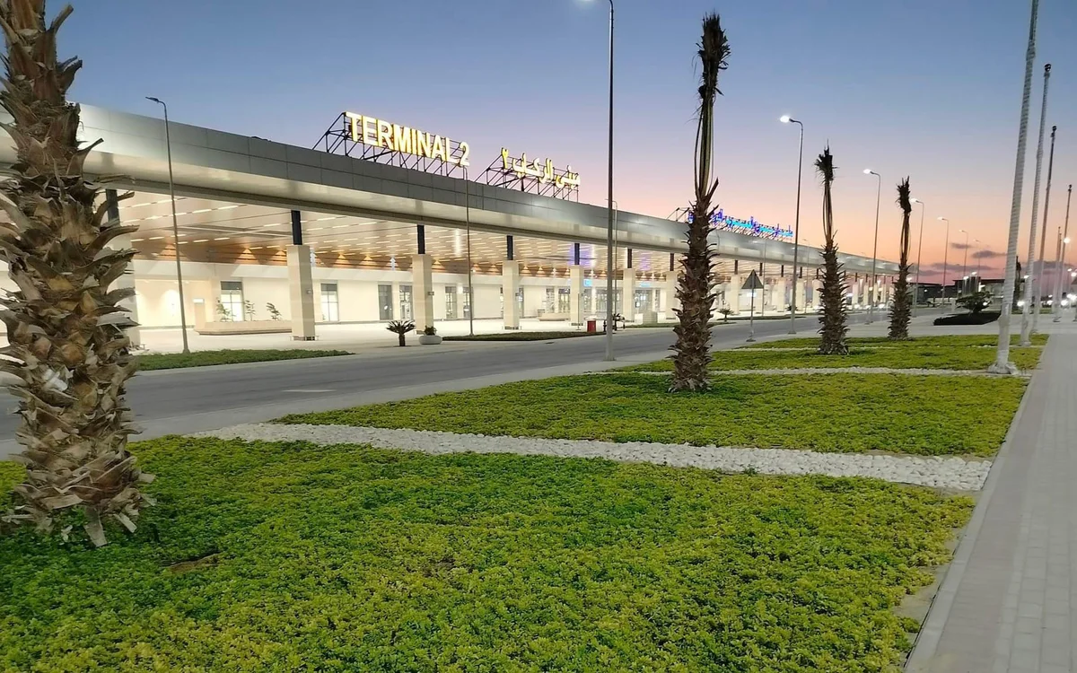 Alexandria Borg El Arab Airport modern passenger terminal